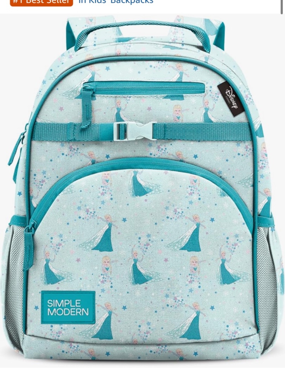 Kids' Frozen Elsa Teal Kids Backpack by Simple Modern